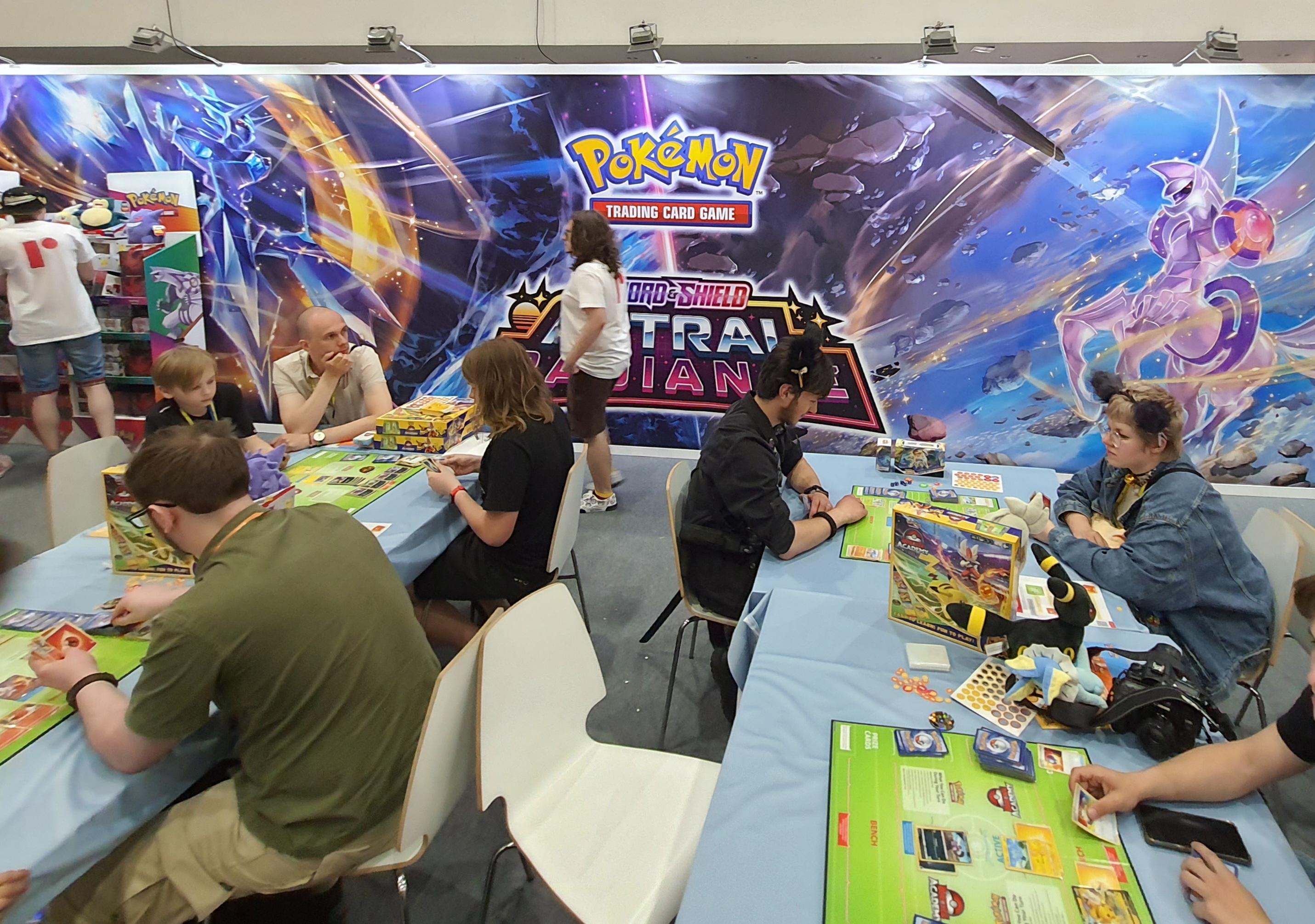 Espaço de Pokémon Trading Card Game no evento Pyrkon