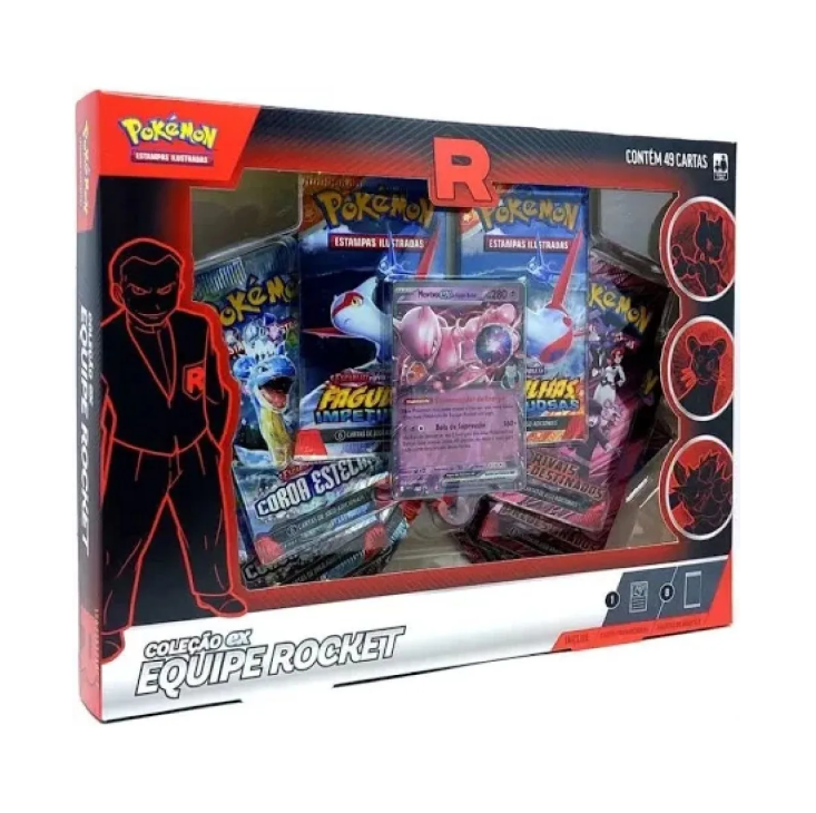 Box Pokemon Equipe Rocket Mewtwo Ex
